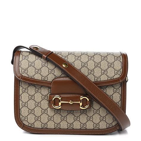 gucci 1955 horsebit bag brown